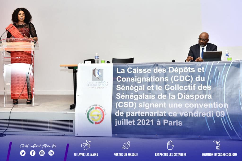Paris : La CDC signe un mémorandum avec les sénégalais de la diaspora