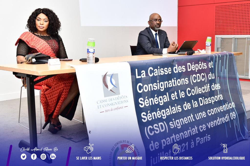Paris : La CDC signe un mémorandum avec les sénégalais de la diaspora