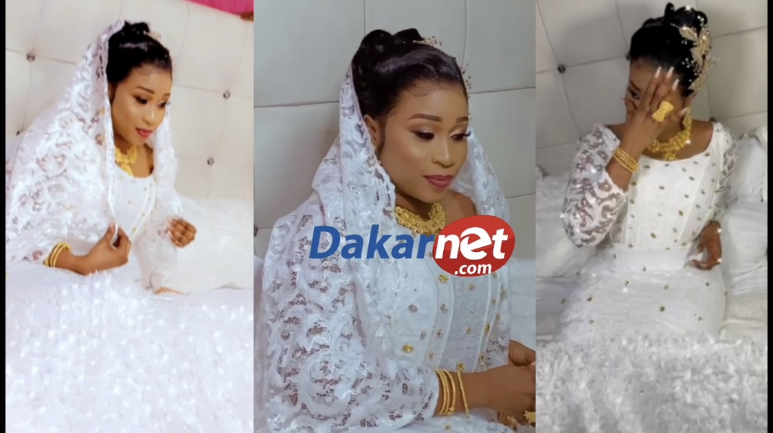 Vidéo-Quelle émotion: Aïda Samb fond en larmes le jour de son mariage, après les propos de ....