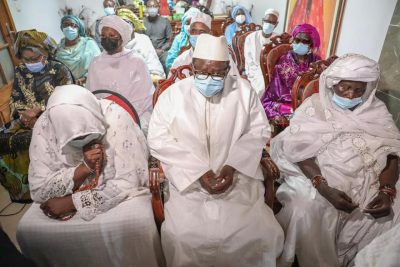 (Photos) Décès d'ABC: Macky Sall s'est rendu au domicile du défunt pour présenter ses condoléances