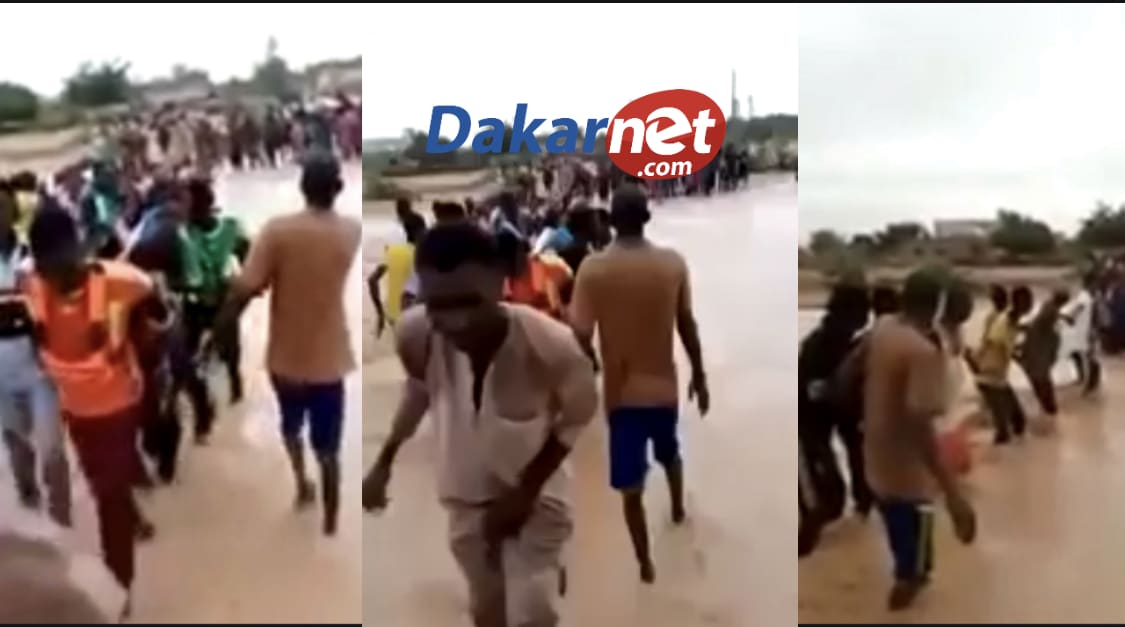 Vidéo-Incroyable á Fouta des candidats au Bac coincés dans l’eau” Thi birr Ndokh mi”