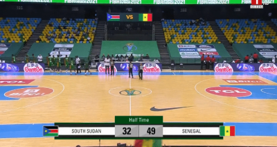 Afrobasket 2021 : Le Sénégal mène à la mi-temps devant le Soudan du Sud (49-32)