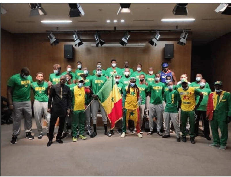 Afrobasket 2021 : Les « Lions » ont reçu le drapeau national