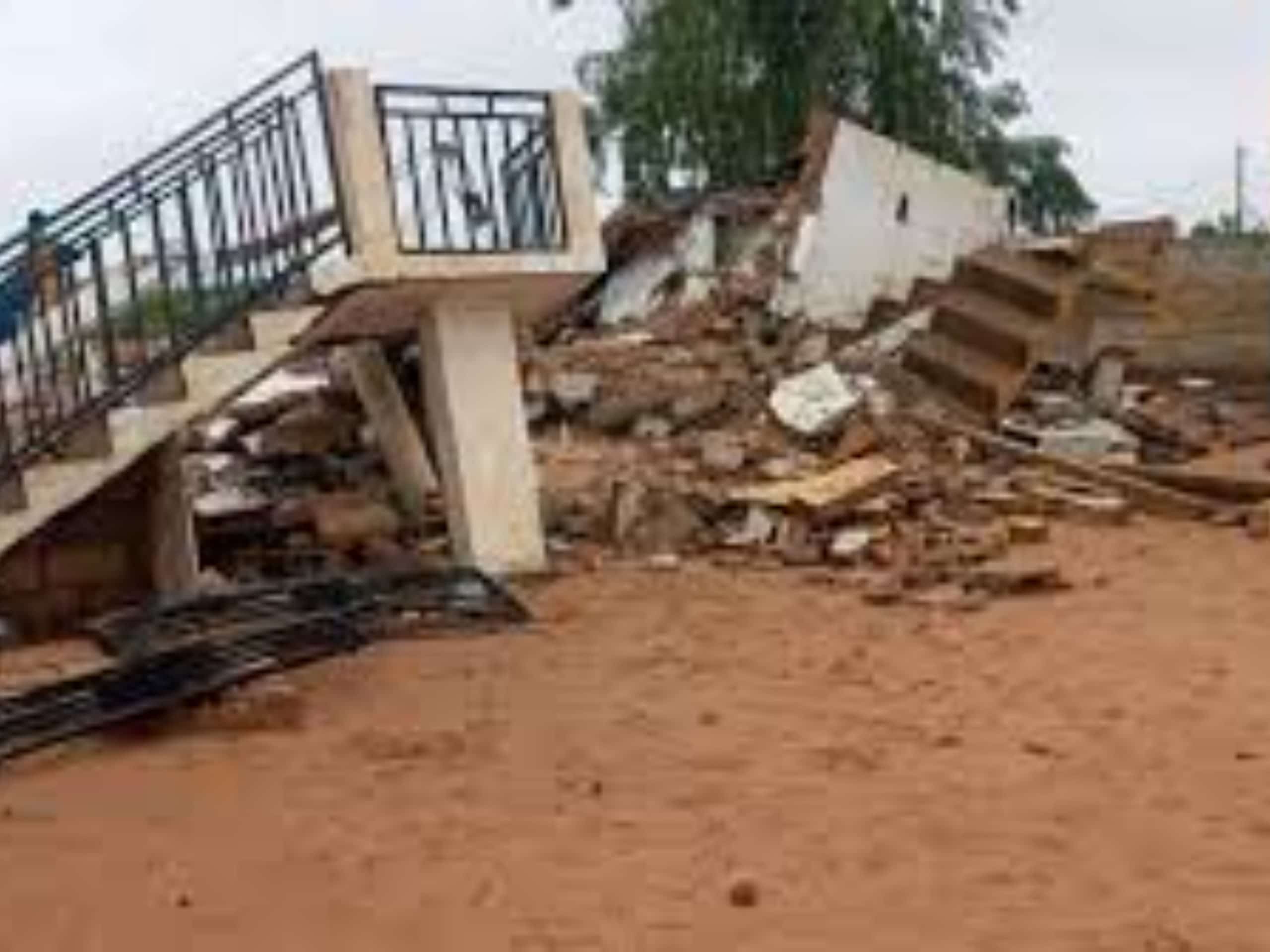Pluie à Taiba Ngueyene : 2 personnes tuées dans l'effondrement d'une bâtiment 