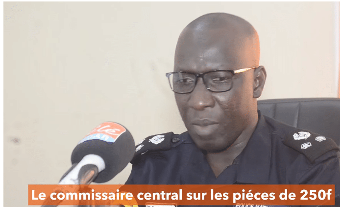 Saint-Louis -Refus de la pièce de 250 fCFA à : Les mises en garde du commissaire central