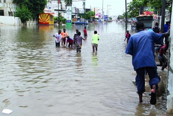 Inondations : Constat aux Parcelles Assainies (KM) après le lancement du plan Orsec