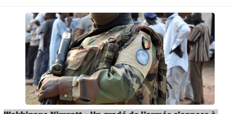 Wakhinane Nimzatt : un gradé de l’armée dit niet à l’arrestation d’un présumé trafiquant de drogue