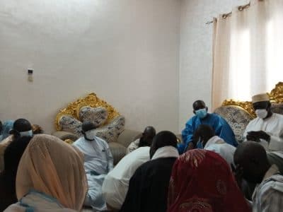 Touba : Le Dg de l'Artp, Abdou Ly et sa délégation reçu par Serigne Mountakha Mbacké