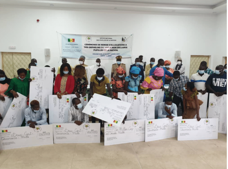 Vidéo-Ziguinchor : L’Etat alloue plus de 100 millions de FCFA aux pupilles de la Nation non déclarés
