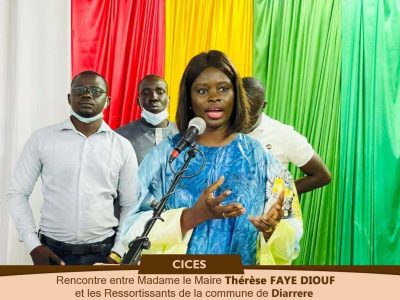 Locales 2022 : Thérèse Faye Diouf investie pour un second mandat à Diarrère