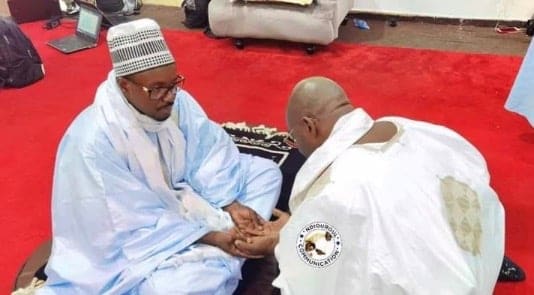 (Photos) Touba: Serigne Saliou Thioune reçu par Cheikh Bass