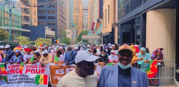 New-York : Macky accueilli en grande pompe par la communauté sénégalaise d'Amérique