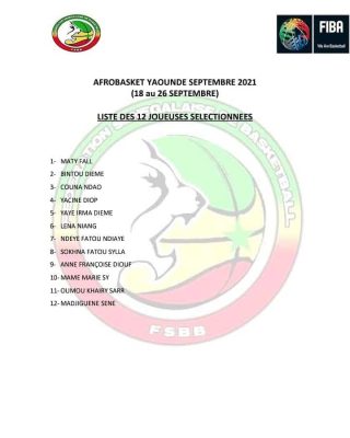 Afrobasket féminin 2021 : la liste des 12 lionnes dévoilée