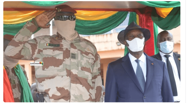 Conakry : Ouattara et Nana Akufo reçus par Doumbouya