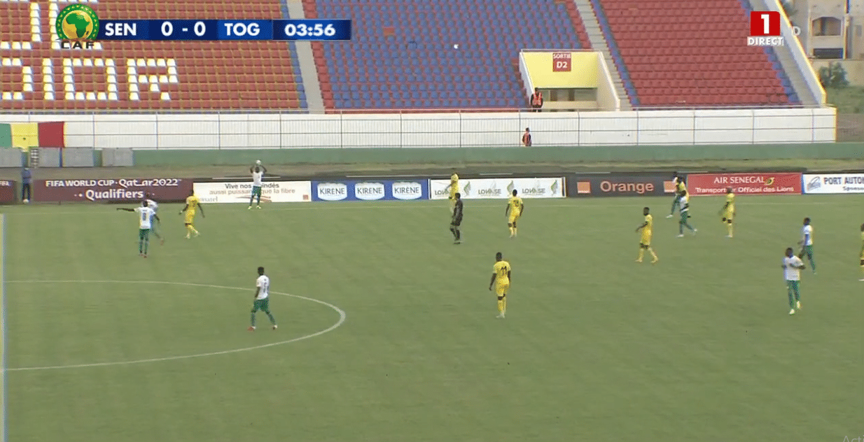Vidéo Suivez en direct le match Sénégal vs Togo Senegal7