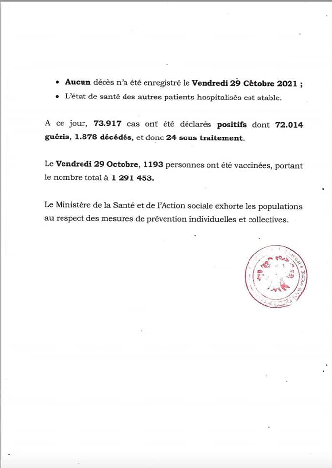 Covid-19 : Le Sénégal enregistre zéro décès et 8 nouveaux cas