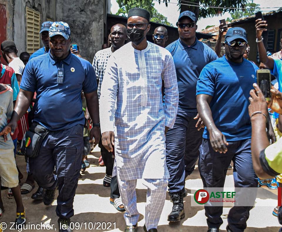 10 Photos: Le Président Ousmane SONKO à Ziguinchor