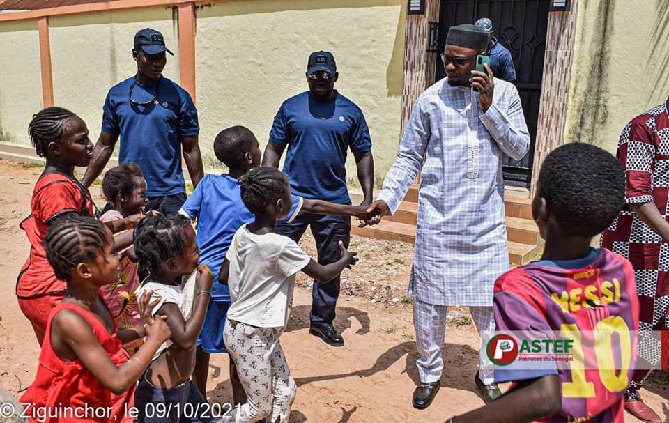 10 Photos: Le Président Ousmane SONKO à Ziguinchor