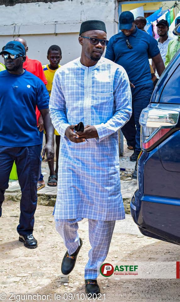 10 Photos: Le Président Ousmane SONKO à Ziguinchor