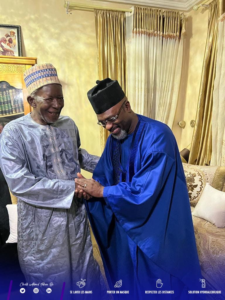 (Photos) Gamou 2021: Cheikh Ahmed Tidiane Ba rend visite aux Khalifs...