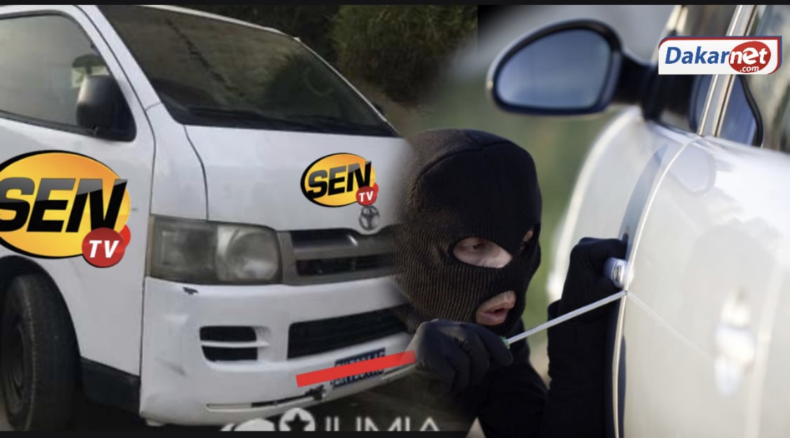 Vidéo-Dernière minute une voiture de la Sen TV volée