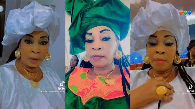 (Vidéo) Admirez les Sagnsé de Selbé Ndom qui surprend au Gamou de Serigne Moustapha Sy en mode Grande Dame