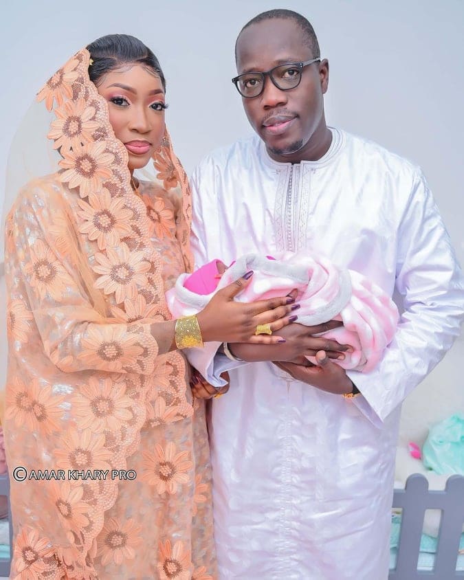 (13 photos) : Mamadou Mouhamed Ndiaye et son épouse baptisent leur fille