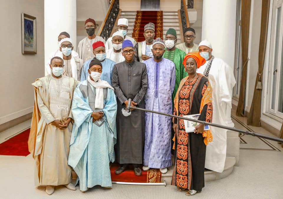 (Photos) Le cadre unitaire de l'islam et la plateforme Jammi rewmi reçus par le Chef de l'Etat, Macky sall