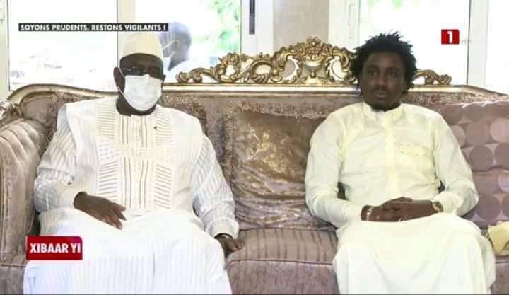 (Photos) Revivez en images la visite de Macky Sall chez Wally Seck...