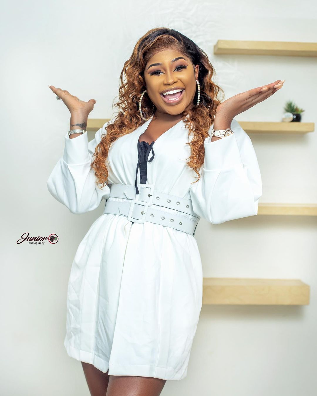 (12 Photos) Toute ravissante dans sa tenue, Marichou surprend ses followers