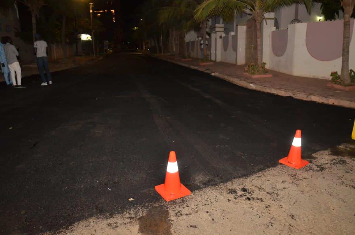 Bitumage de rues à Sacré-Cœur 1 : Barthelemy Dias remercie sa "maman" Soham El Wardini (Photos)