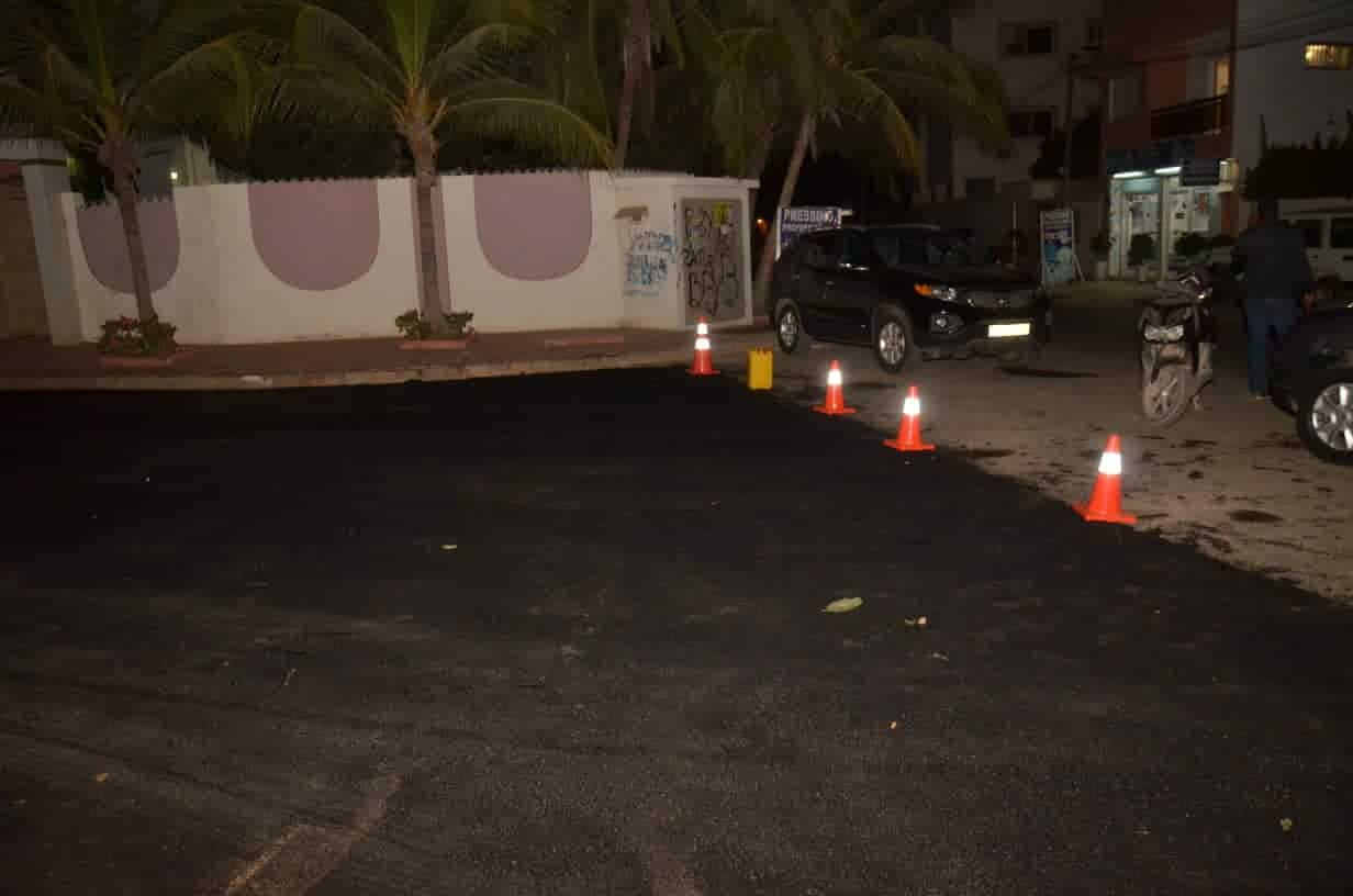 Bitumage de rues à Sacré-Cœur 1 : Barthelemy Dias remercie sa "maman" Soham El Wardini (Photos)