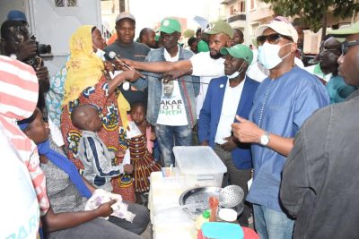 (Photos) Rue par rue, quartiers par quartiers... Barthelemy Dias part à la rencontre des Dakarois...