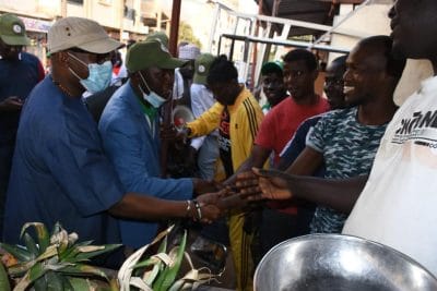 (Photos) Rue par rue, quartiers par quartiers... Barthelemy Dias part à la rencontre des Dakarois...