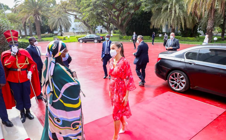 Palais de la République : La reine d'Espagne reçue par Macky Sall et la première Dame (4 photos)