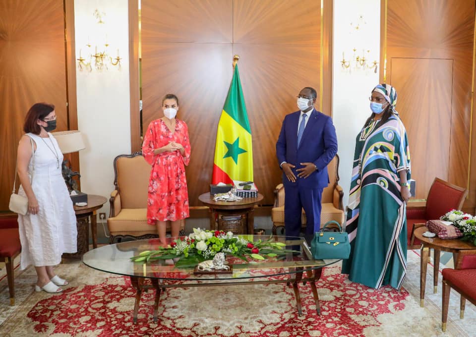 Palais de la République : La reine d'Espagne reçue par Macky Sall et la première Dame (4 photos)
