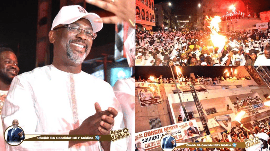 Photos-Medina : Cheikh Bâ boucle une campagne à l’Américaine qui aura mobilisé un monde fou jamais vu dans l’histoire de la politique