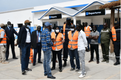 Doudou Ka en visite a l’aéroport de Cap Skirring : « Nous allons maintenir le cap de la qualité »