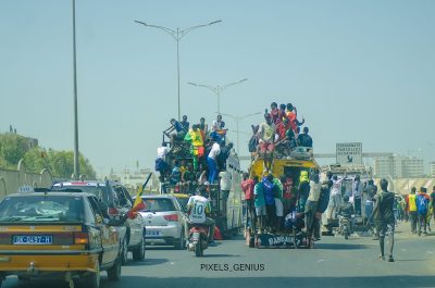 (Photos) Revivez l’accueil triomphal que la jeunesse a réservé aux Champions d’Afrique