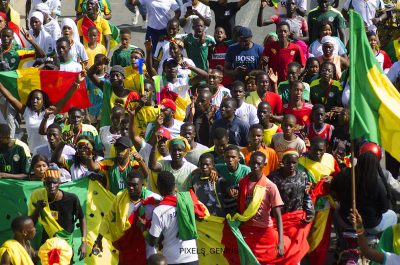 (Photos) Revivez l’accueil triomphal que la jeunesse a réservé aux Champions d’Afrique
