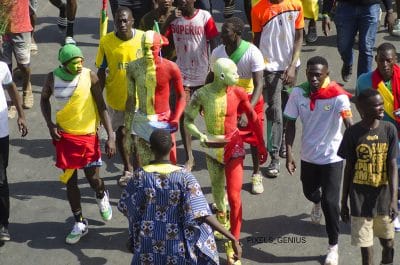 (Photos) Revivez l’accueil triomphal que la jeunesse a réservé aux Champions d’Afrique