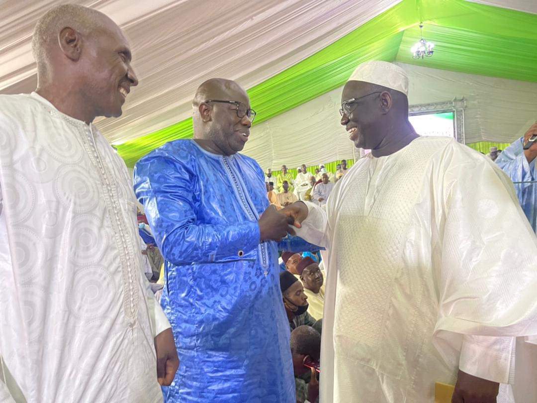 (Photos) Quand Ahmed Aidara et Aliou Sall se retrouvent à Guédiawaye