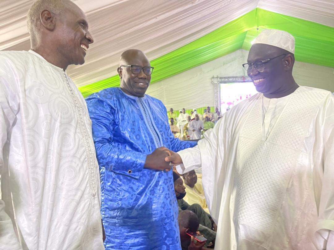 (Photos) Quand Ahmed Aidara et Aliou Sall se retrouvent à Guédiawaye