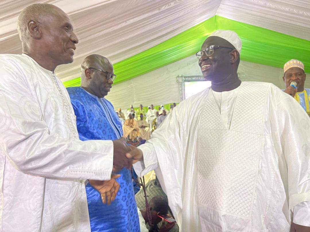 (Photos) Quand Ahmed Aidara et Aliou Sall se retrouvent à Guédiawaye