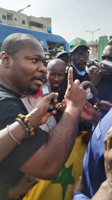 (Vidéo) Manifestation du FRAPP en solidarité avec les ASP : Des blessés et des arrêtés notés, selon Guy Marius Sagna