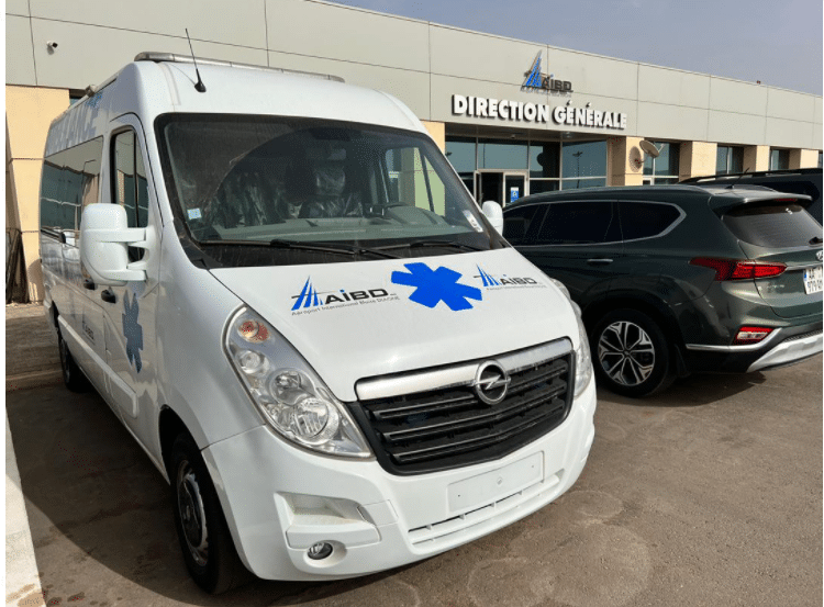 AIBD : L’Aibd dote le Contrôle sanitaire aux frontières d’une ambulance