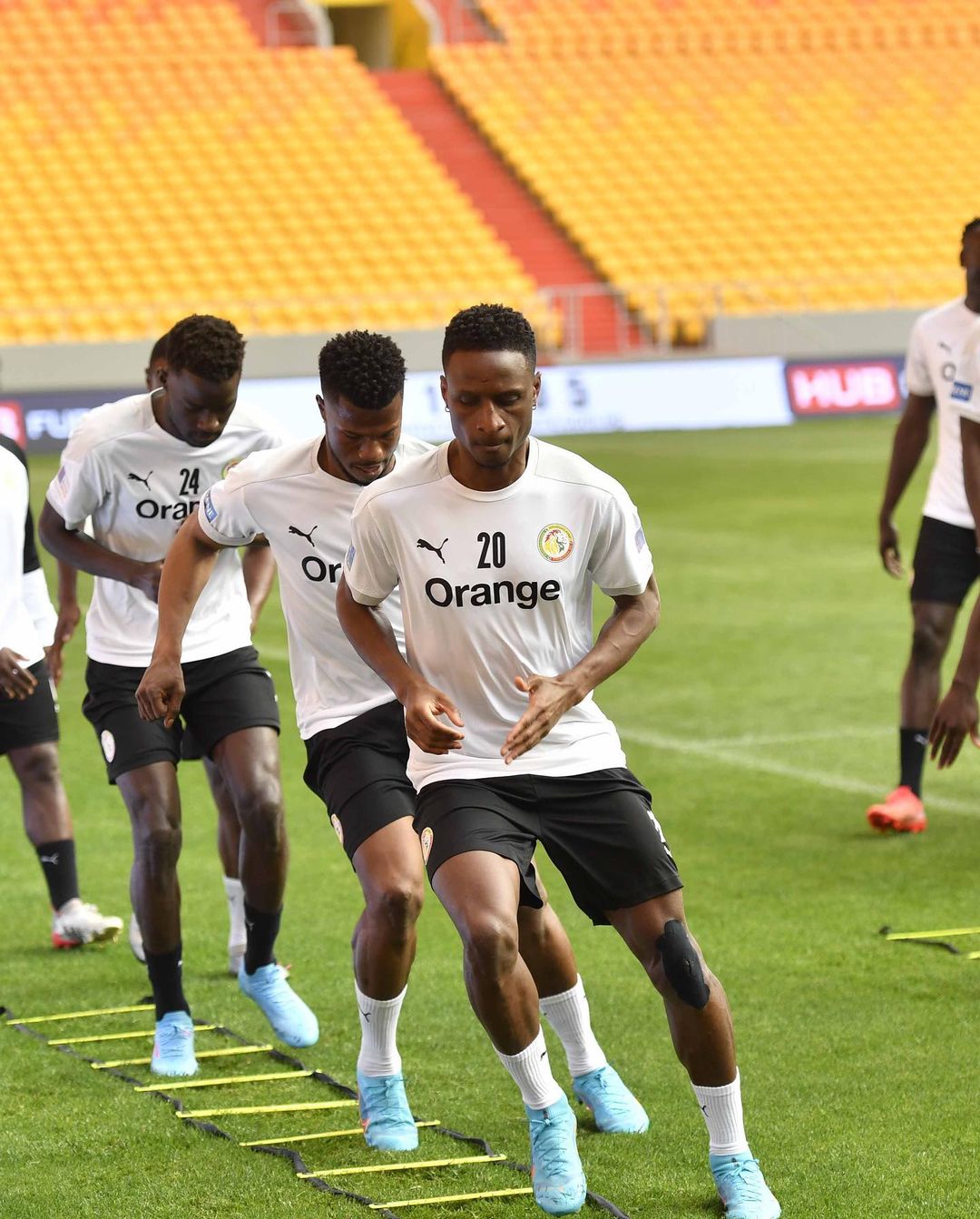 (Photos) Sénégal vs Egypte: Regardez la dernière séance d’entraînement des Lions au stade Abdoulaye Wade de Diamniadio