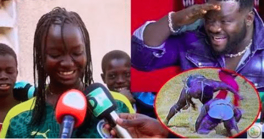 (Vidéo) La réaction hilarante de la fille de Eumeu Séne après la victoire de son père sur Bombardier