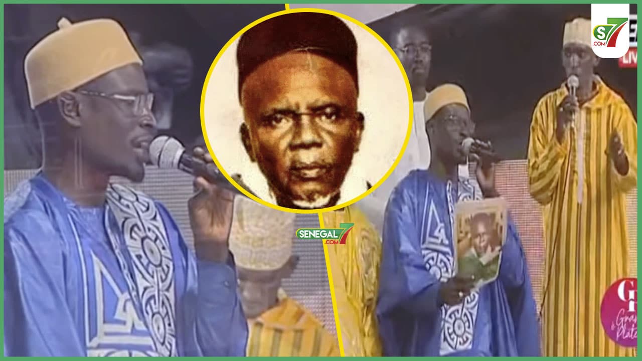 (Vidéo) "Ani Sopey Serigne Babacar", Cheikh Tidiane Mbaye enflamme le "Grand Plateau" avec sa belle voix