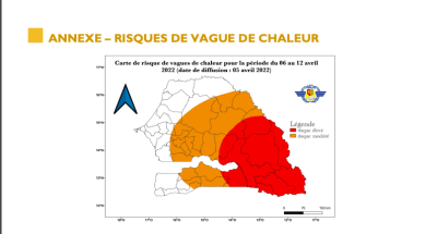 Alerte météo : De dangereuses vagues de chaleur dans la partie Sud-Est du Sénégal